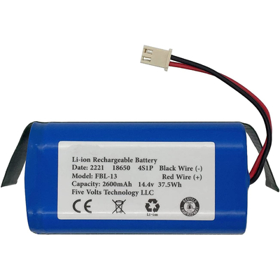 2600mah مخصصة 14.8 فولت 14.4 فولت بطارية ليثيوم أيون حزمة قابلة للشحن OEM