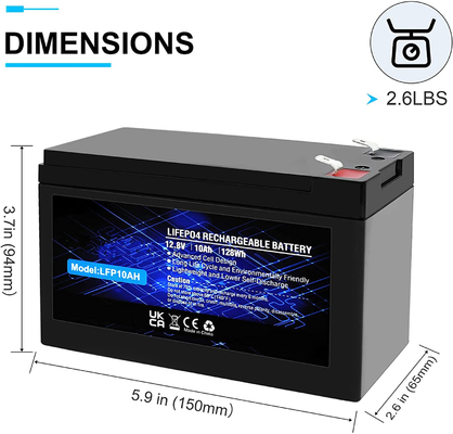LFP ليثيوم فوسفات بطارية قابلة للشحن IP67 12.8V 100Ah بطارية LiFePO4