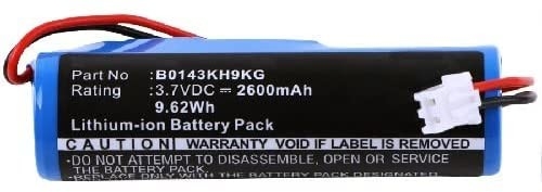 بطارية مكبر للصوت تعمل مع مضخم الصوت Croove B0143KH9KG Li-Ion 3.7V 2600 mAh