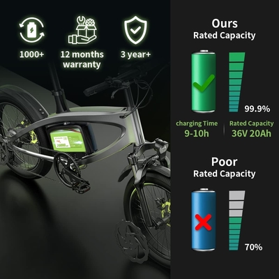48V 8Ah E Bike / 36V بطارية ليثيوم أيون حزمة 15A للأجهزة المنزلية