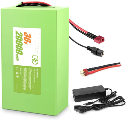 XT60 بطارية بندقية فاسيال 100W-600W 36V 8Ah بطارية ليثيوم مع شاحن 2A