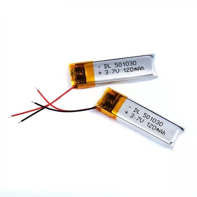 120mAh بطارية ليثيوم بوليمر 0.12A سماعة بلوتوث بطارية قابلة للشحن 1S1P