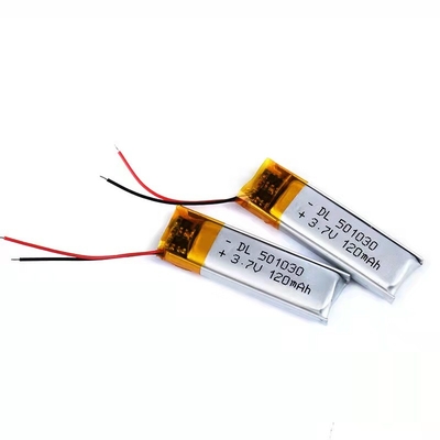 120mAh بطارية ليثيوم بوليمر 0.12A سماعة بلوتوث بطارية قابلة للشحن 1S1P