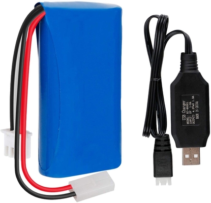 قابلة لإعادة الشحن 1300mah لي ايون Battery NCM 7.4V Lithium Ion Battery Pack UN