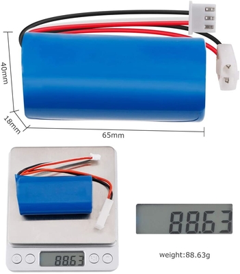 قابلة لإعادة الشحن 1300mah لي ايون Battery NCM 7.4V Lithium Ion Battery Pack UN