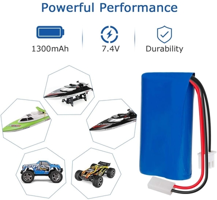 قابلة لإعادة الشحن 1300mah لي ايون Battery NCM 7.4V Lithium Ion Battery Pack UN