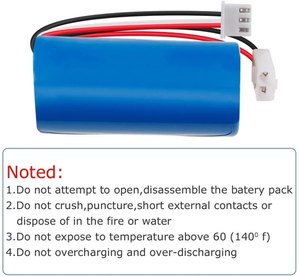 قابلة لإعادة الشحن 1300mah لي ايون Battery NCM 7.4V Lithium Ion Battery Pack UN