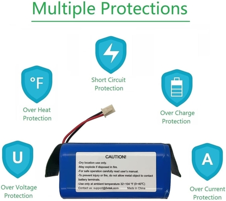 2600mah مخصصة 14.8 فولت 14.4 فولت بطارية ليثيوم أيون حزمة قابلة للشحن OEM