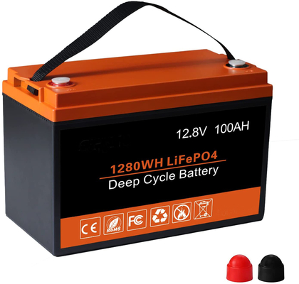 1.2 كجم بطارية قابلة لإعادة الشحن 12V 100AH ​​بطارية ليثيوم LFP دورة عميقة
